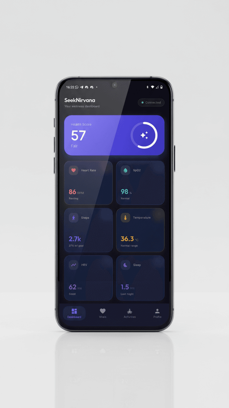 Android app screen